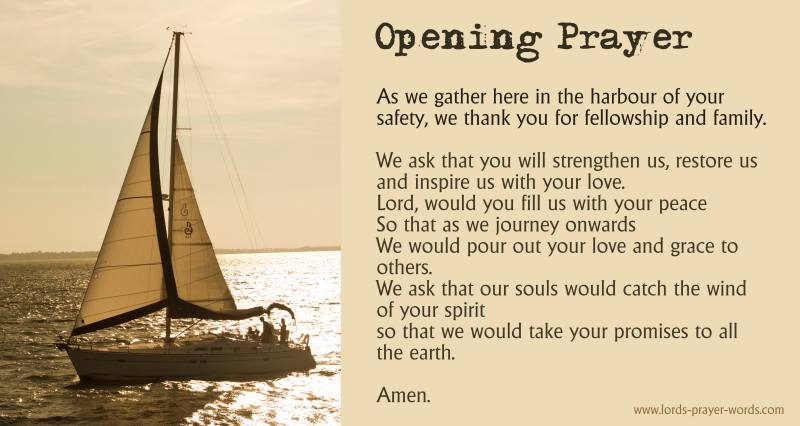 Opening Prayer For Fellowship